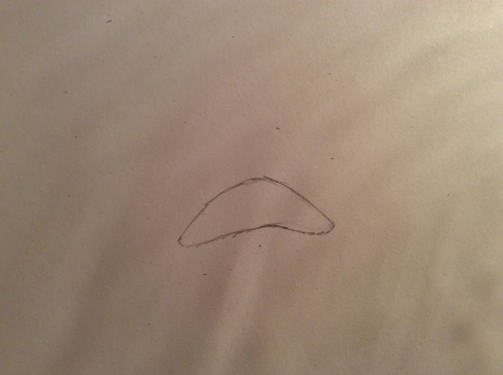 Start by drawing the outline of the mouth