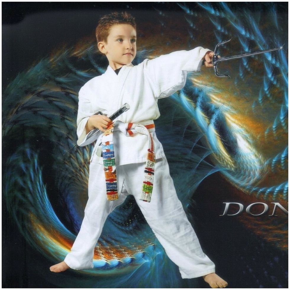 Start by figuring out what kind of fantasy photo you want. I knew I wanted to use this photo of my son and imagined him with a dragon.