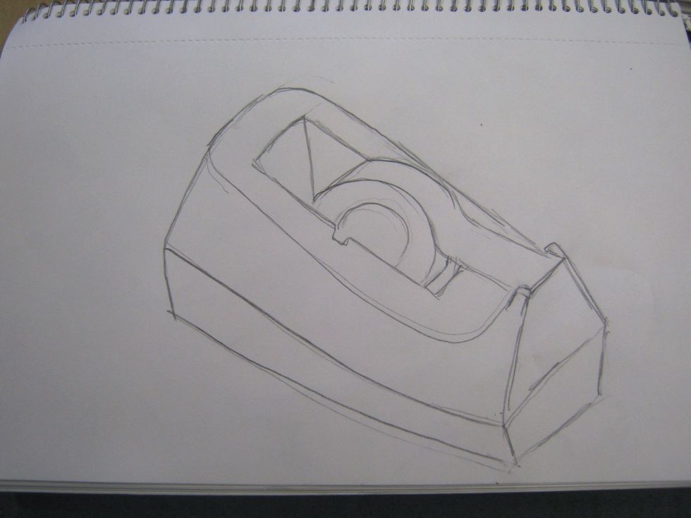 Start by making a contour line drawing of your subject.