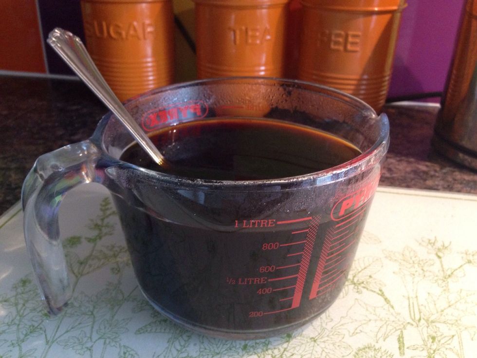 Start by making a lot of strong espresso