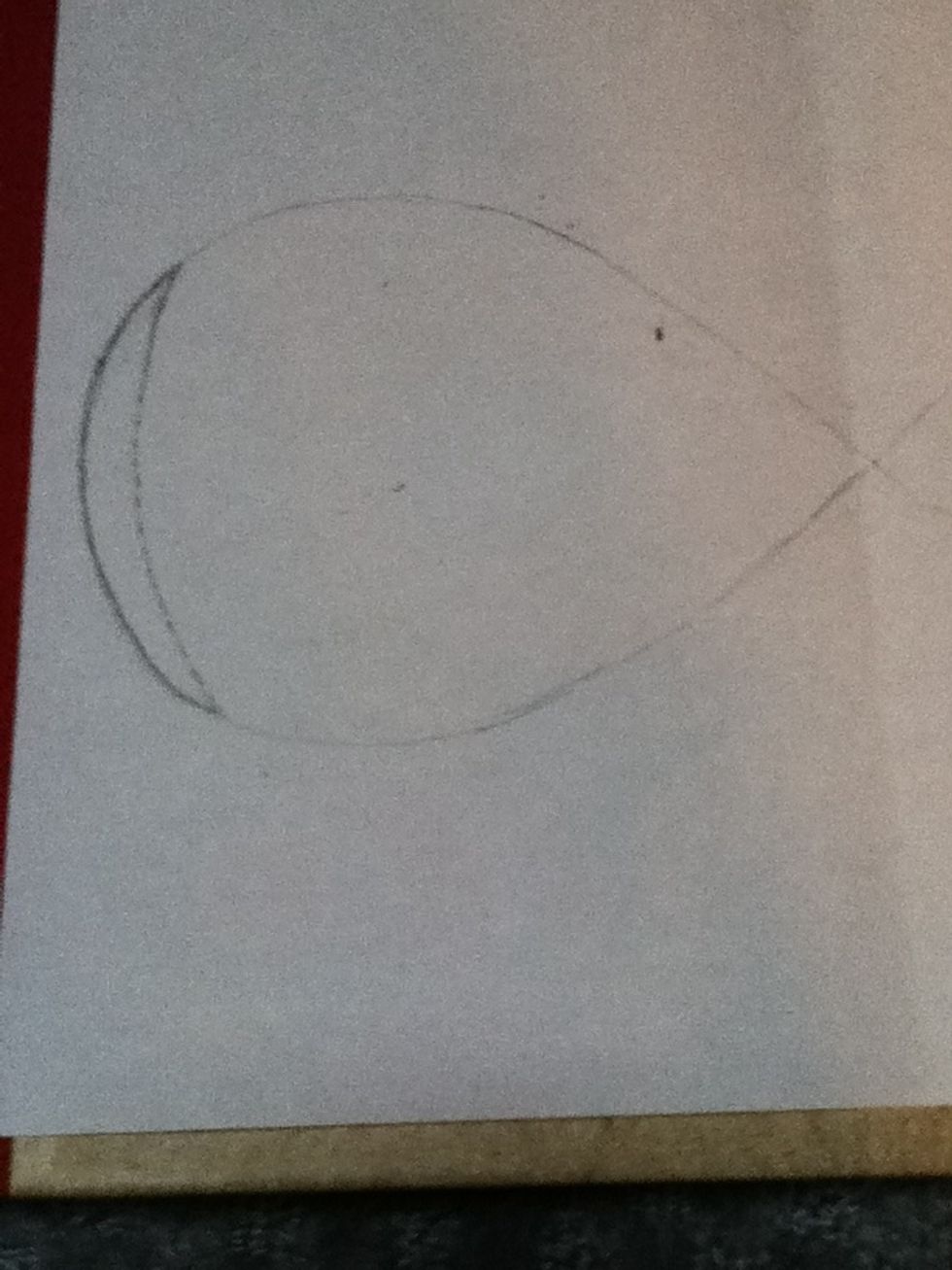 Start by making an "I" all the way to the left
