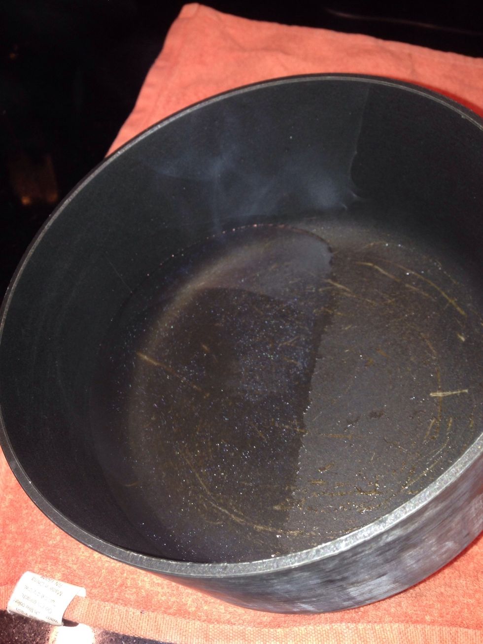 Start by making simple syrup. (Boil some sugar water)