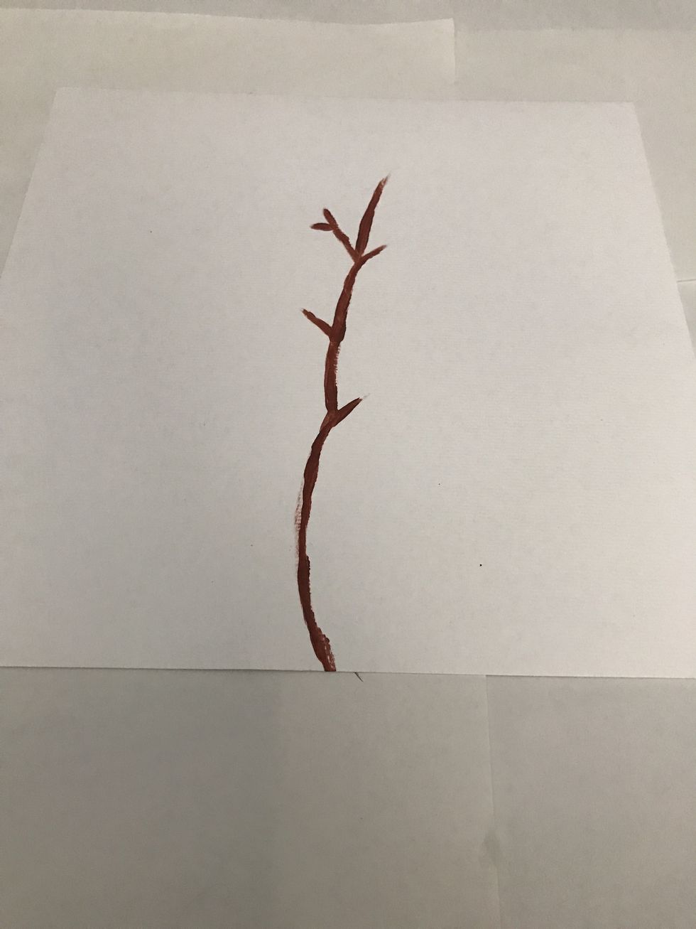 Start by making what you want the stems and sticks to look like it's super easy