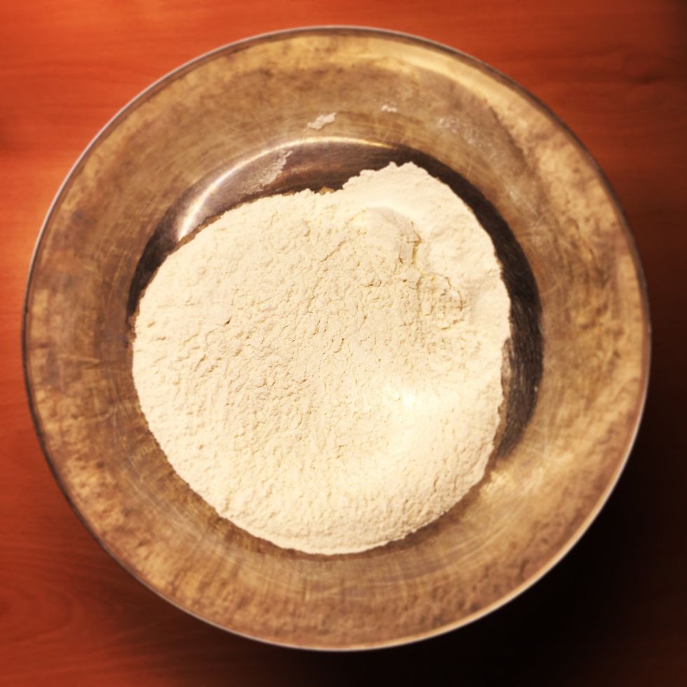 Start by mixing all ingredients in a bowl