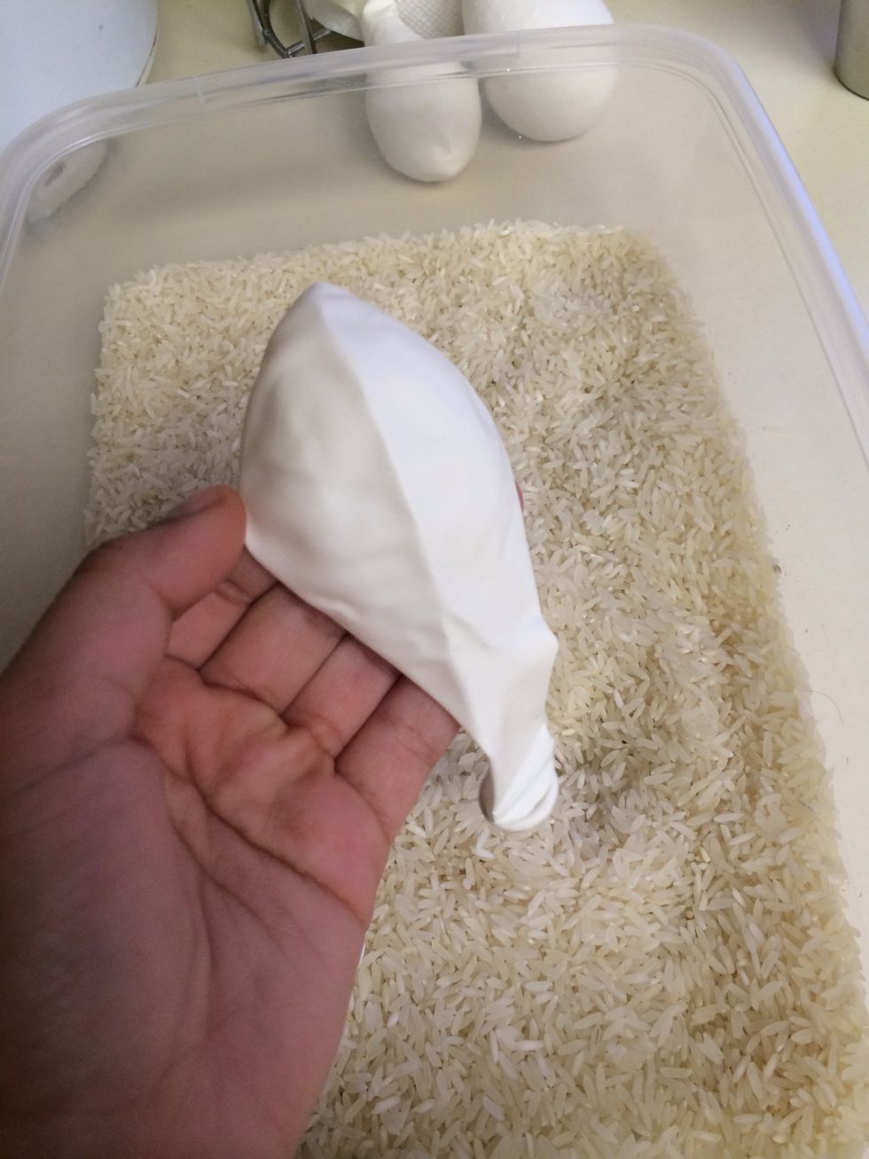 Start by taking your balloon and stretching it out. It helps in the upcoming steps. This should only take a minute or so.