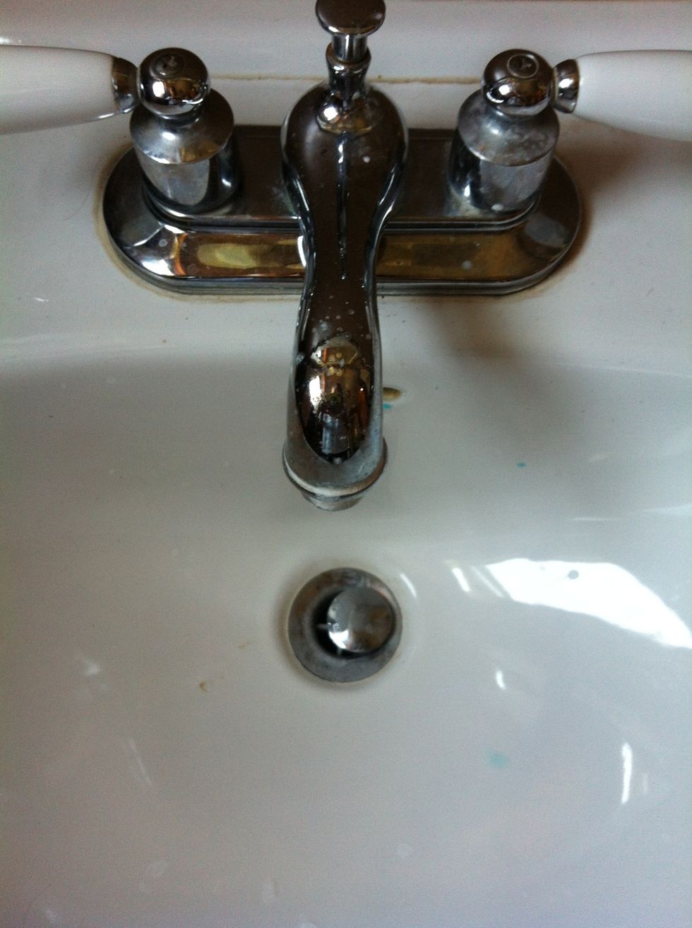 Start by wetting down your hair. Just so it's damp, not drenched!