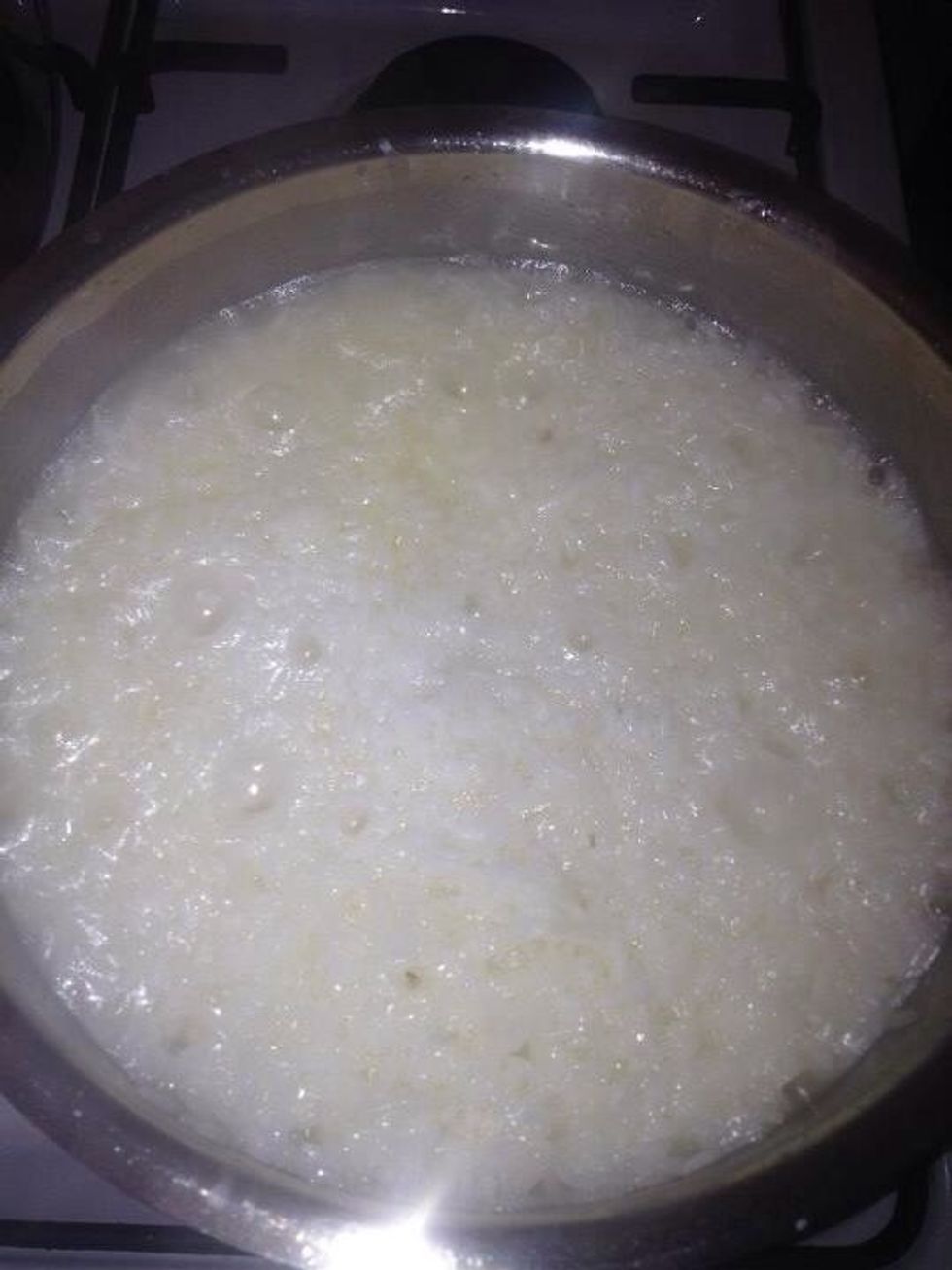Start checking the rice around 18 minutes for white rice ,if there is still water left in the pan when the rice is done,tilt the pan to drain it off