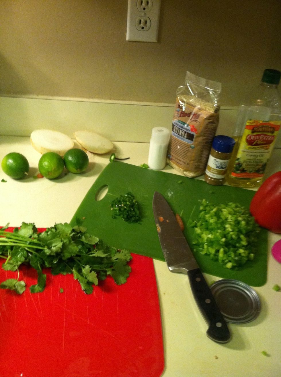 Start chopping away......