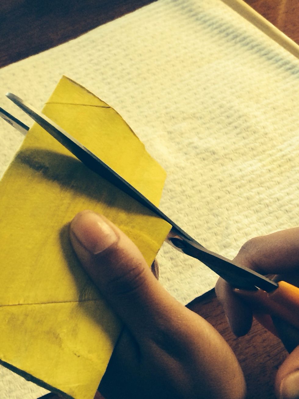 Start cutting each roll into 4 fairly even pieces.