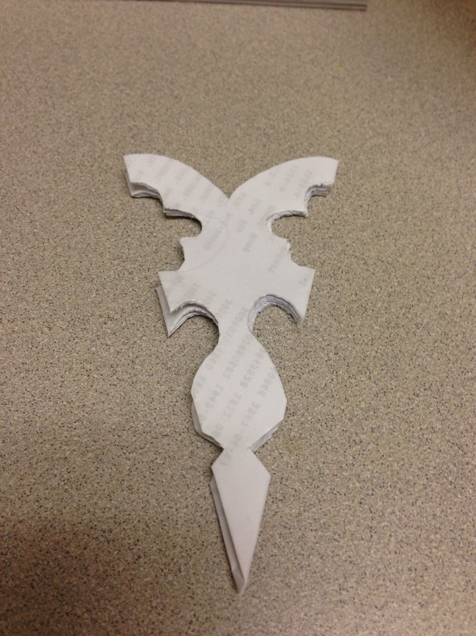 Start cutting. Take picture before you open it to improve your pattern for next time