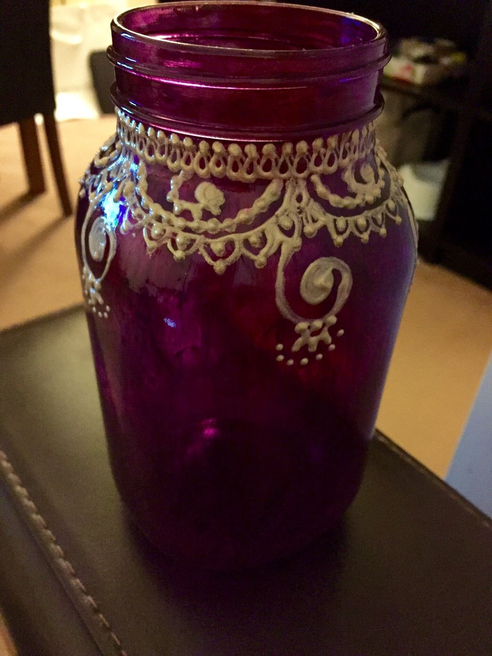 Start decorating with the dimensional paint