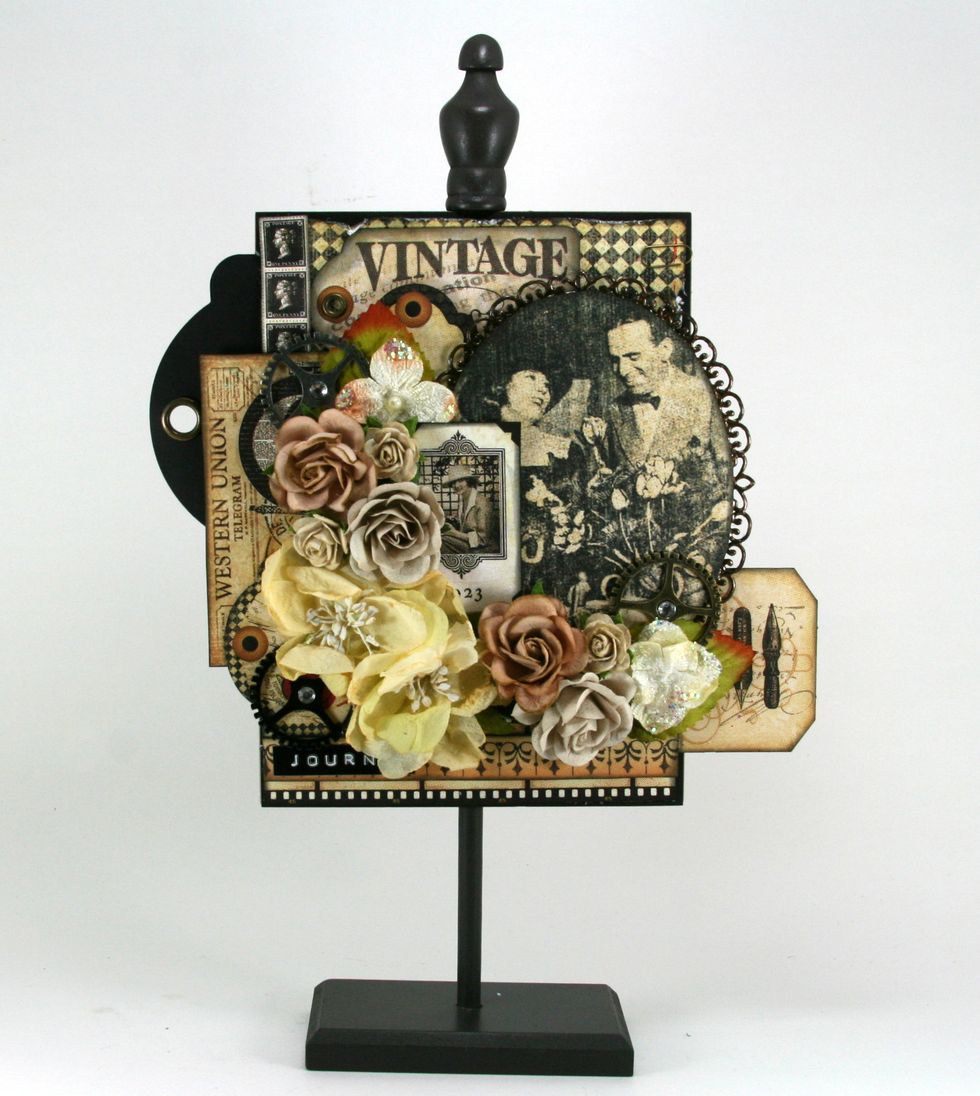 Start filling in with smaller Wild Orchid Craft Roses.