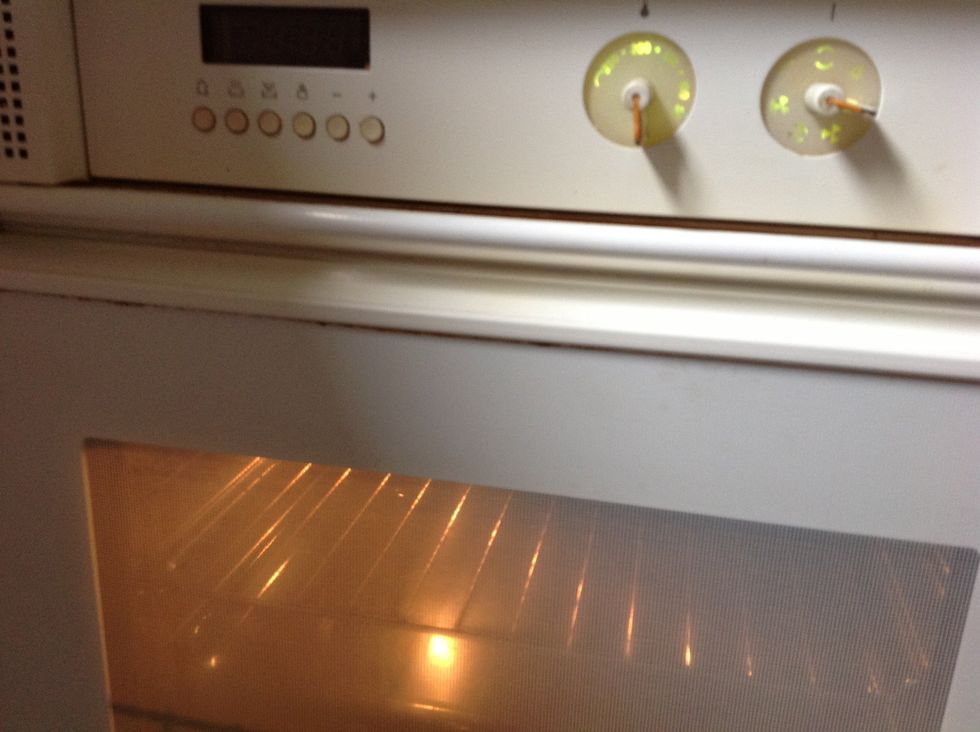 Start heating the oven.