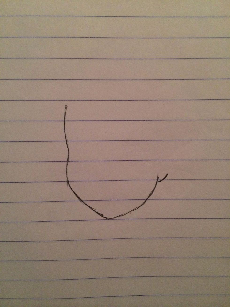 Start her head shape. Don't worry if you have to erase some of it later. It's just a base.