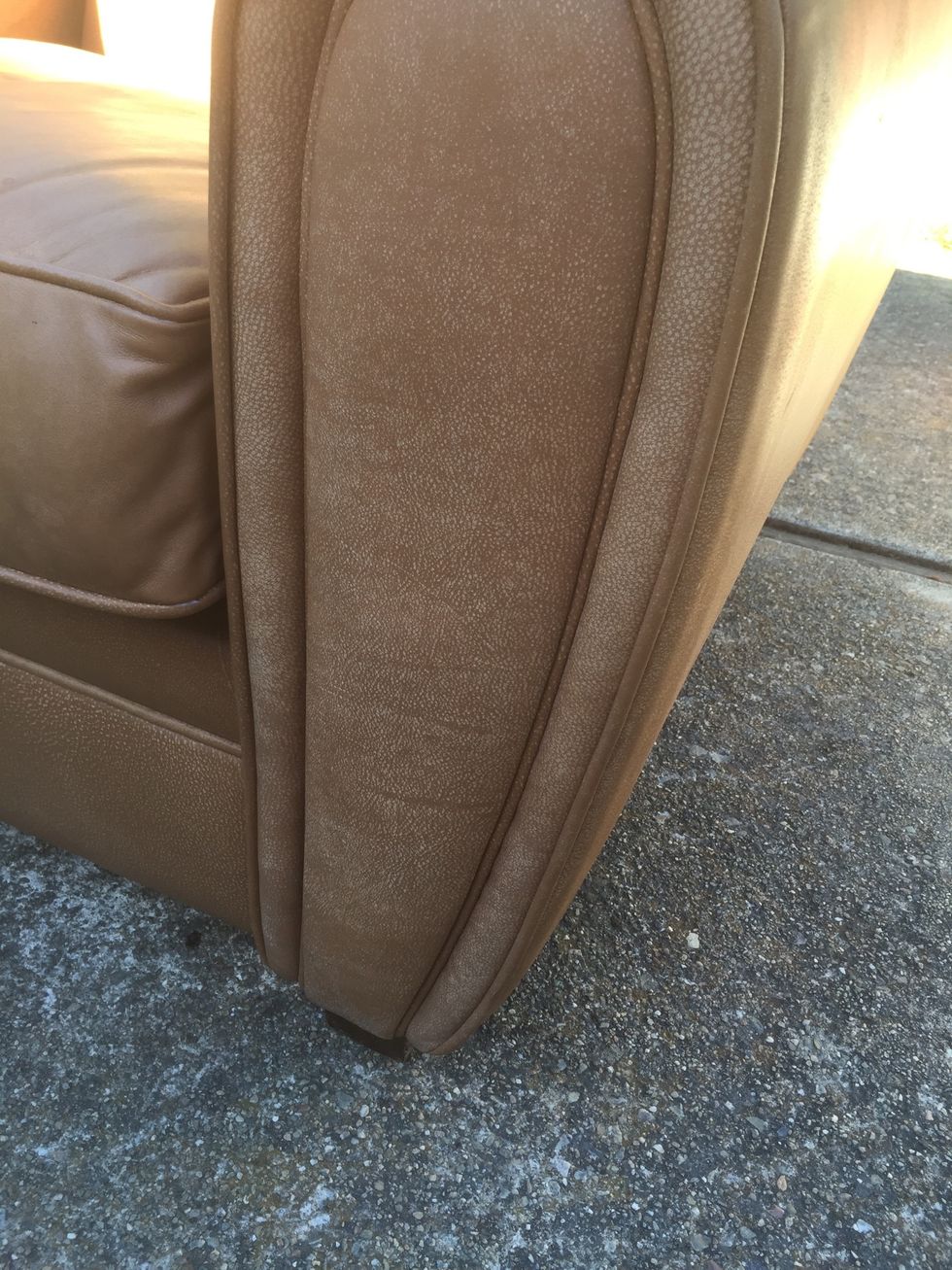 Start in a test area. The lotion will make the leather darker. Then if you're happy with the look, start massaging the leather with the lotion.