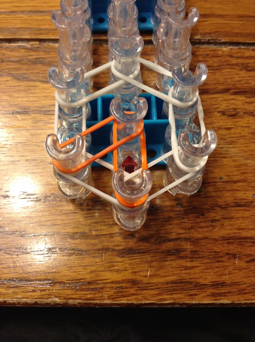 Start laying them all around CLOCKWISE. Very important.