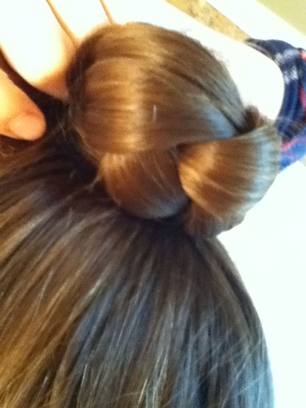 Start making a bun and there you have it