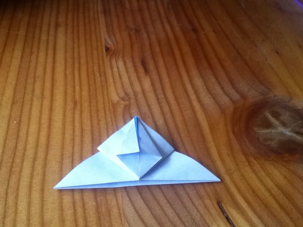 Start making half a paper crane