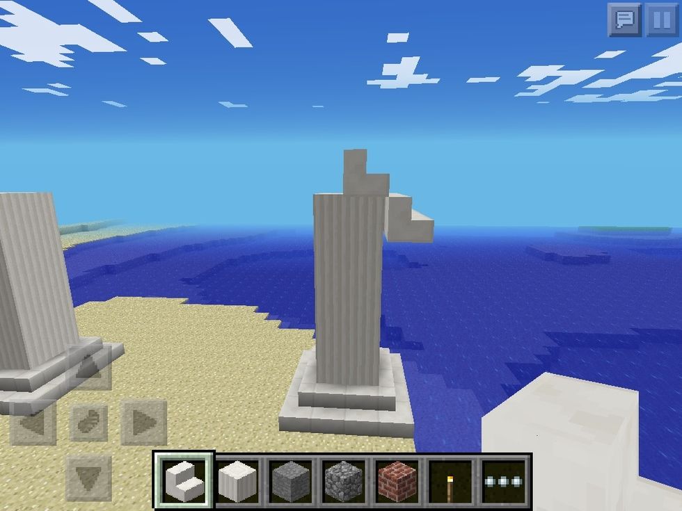 Start making the roof