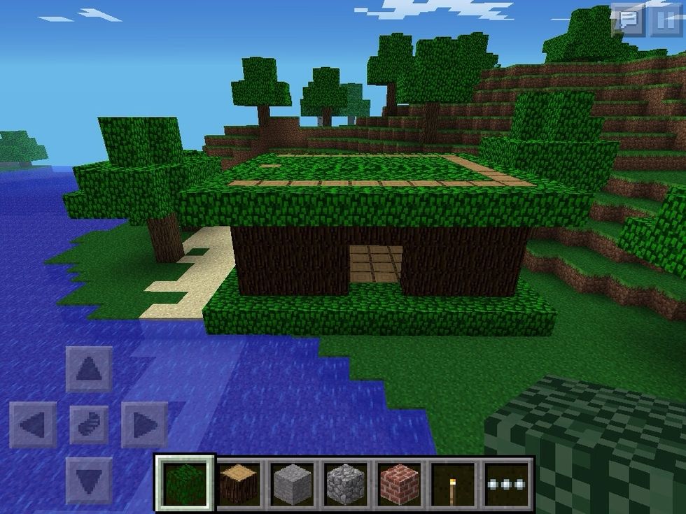 Start making the roof