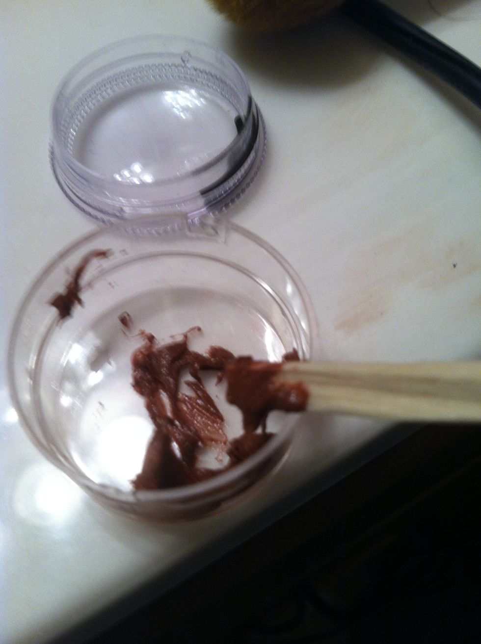 Start mixing! Mix until you get the color you want and expieriment with different colors together