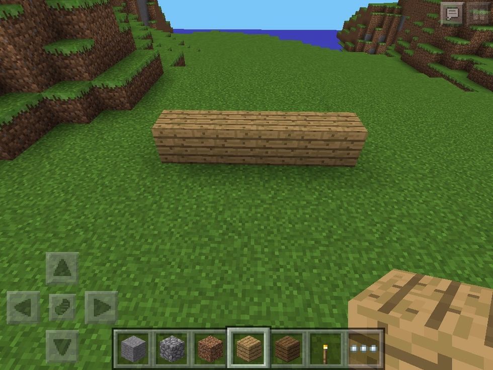 START OF WITH 4 WOODEN BLOCKS