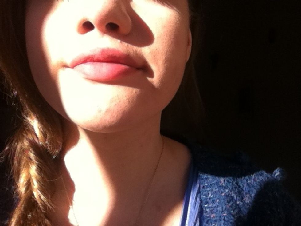 Start of with clean dry lips \ud83d\udc44