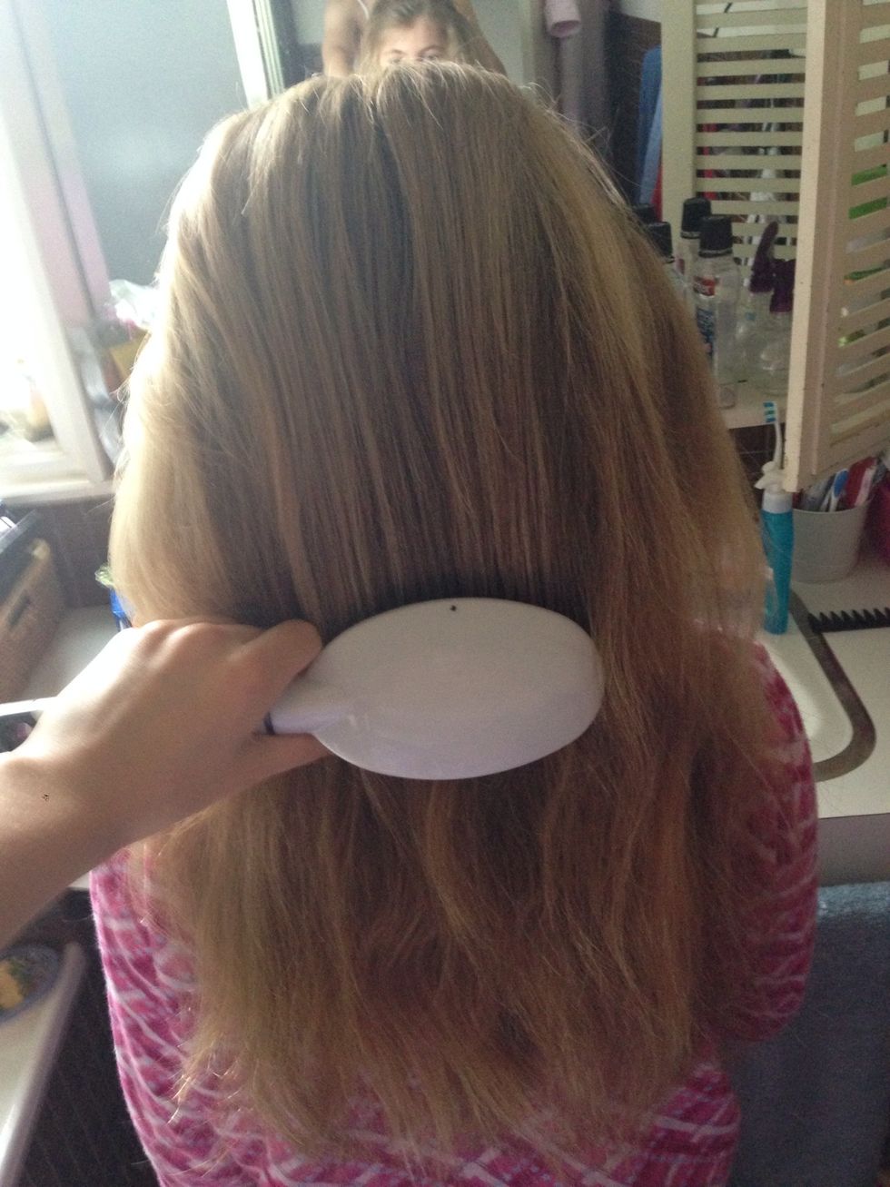 Start off by brushing your hair.