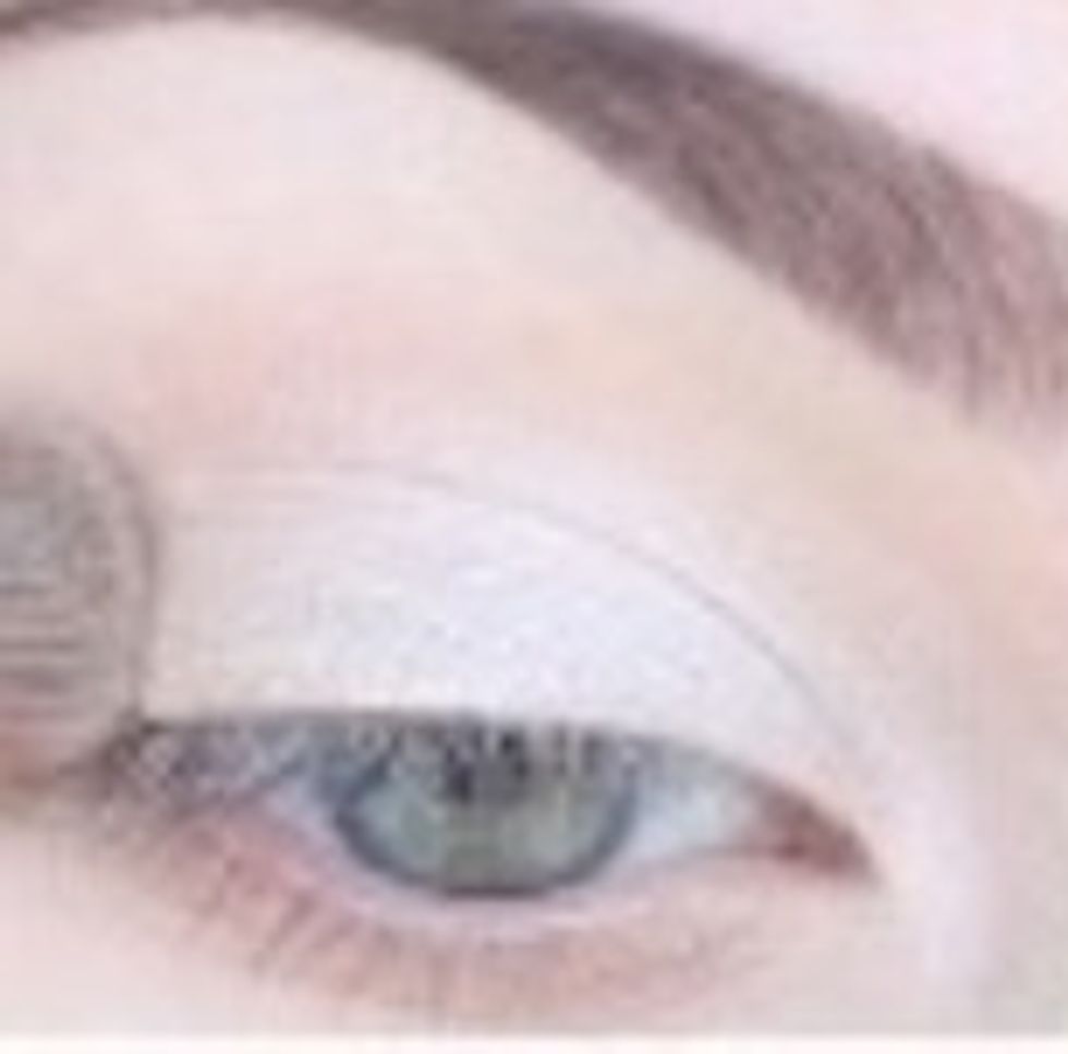 Start off by putting on a layer of primer. Then pick a light color for the lid, such as bone or light binge.