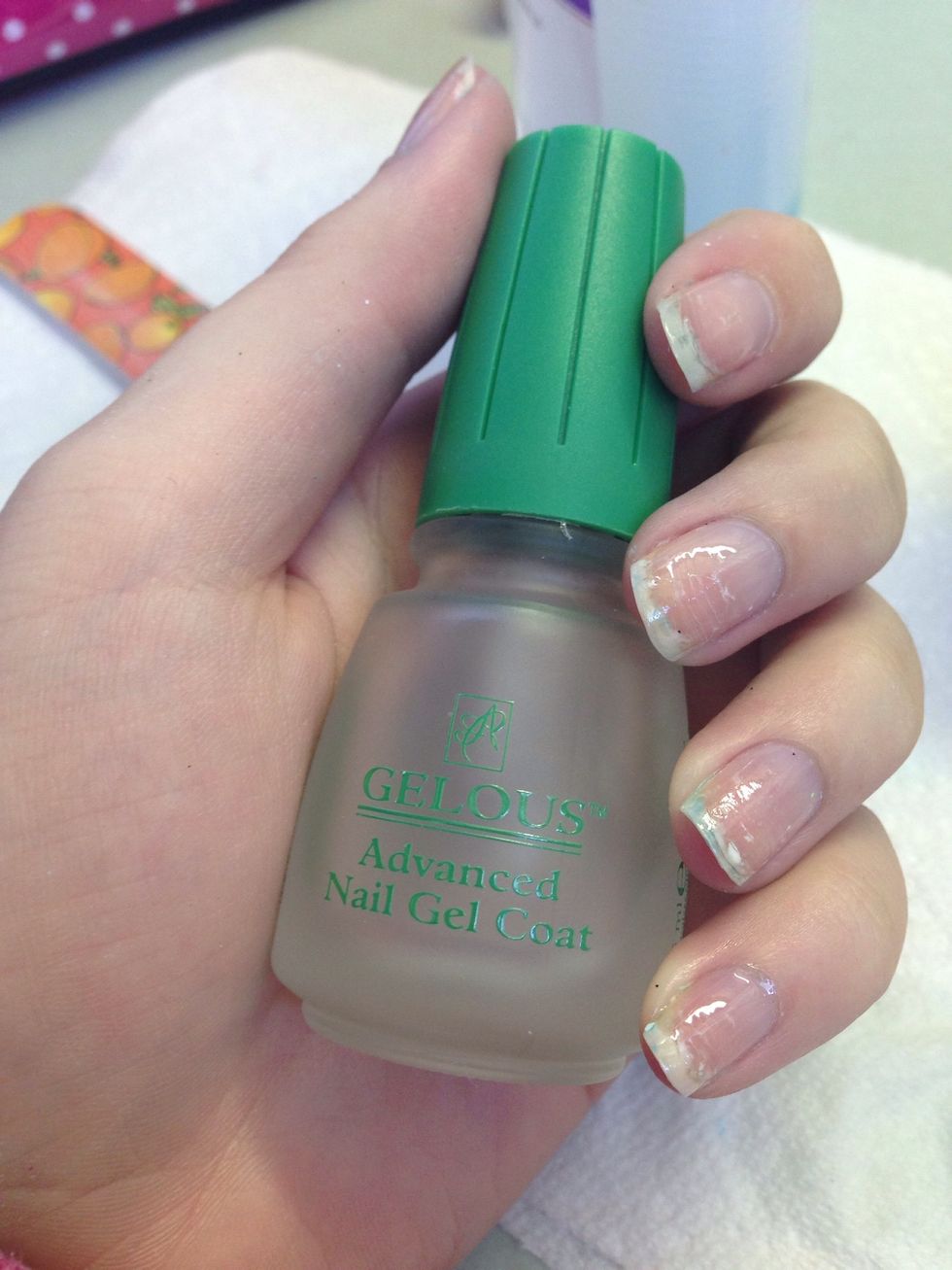 Start off with a base coat.