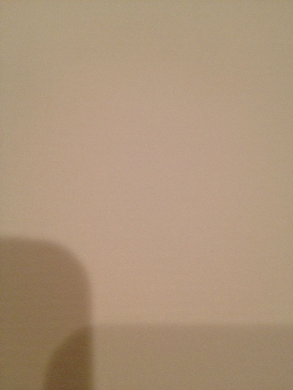 Start off with a clean sheet of calligraphy paper