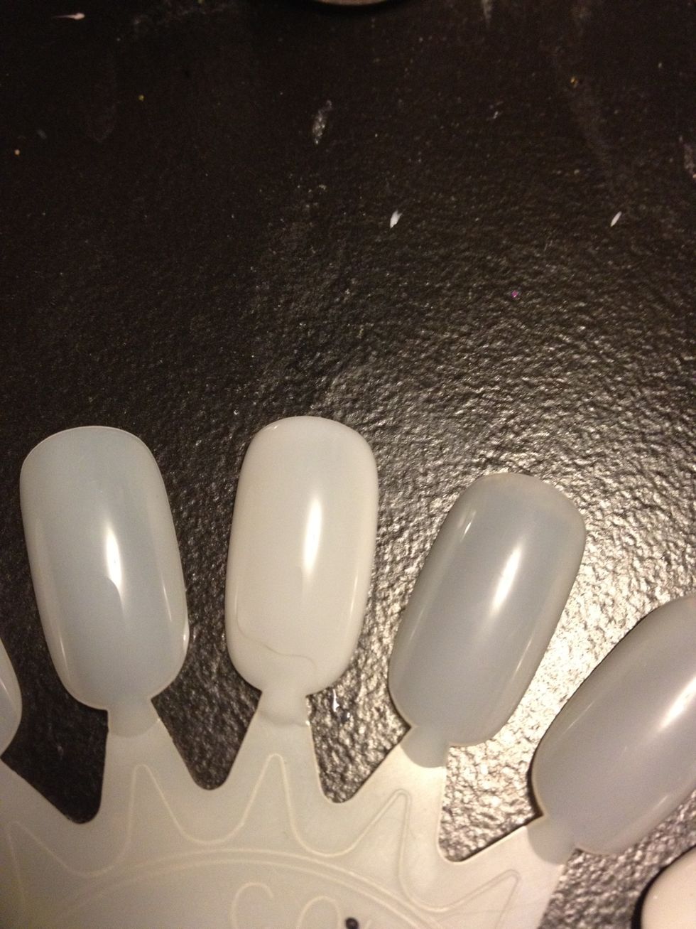 Start off with a white nail