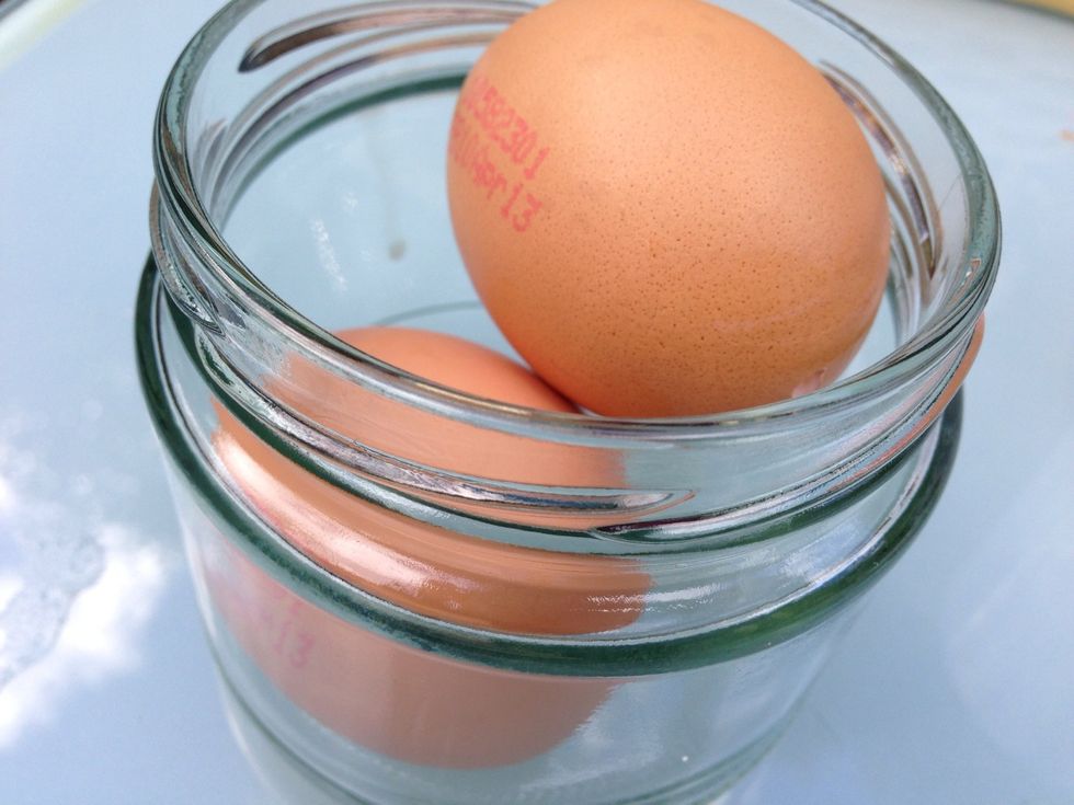 Start off with the lightest coloured eggs you can find, white eggs work best!