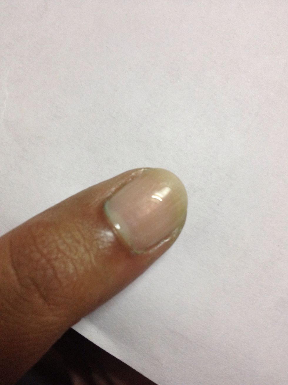 Start off with your base coat.