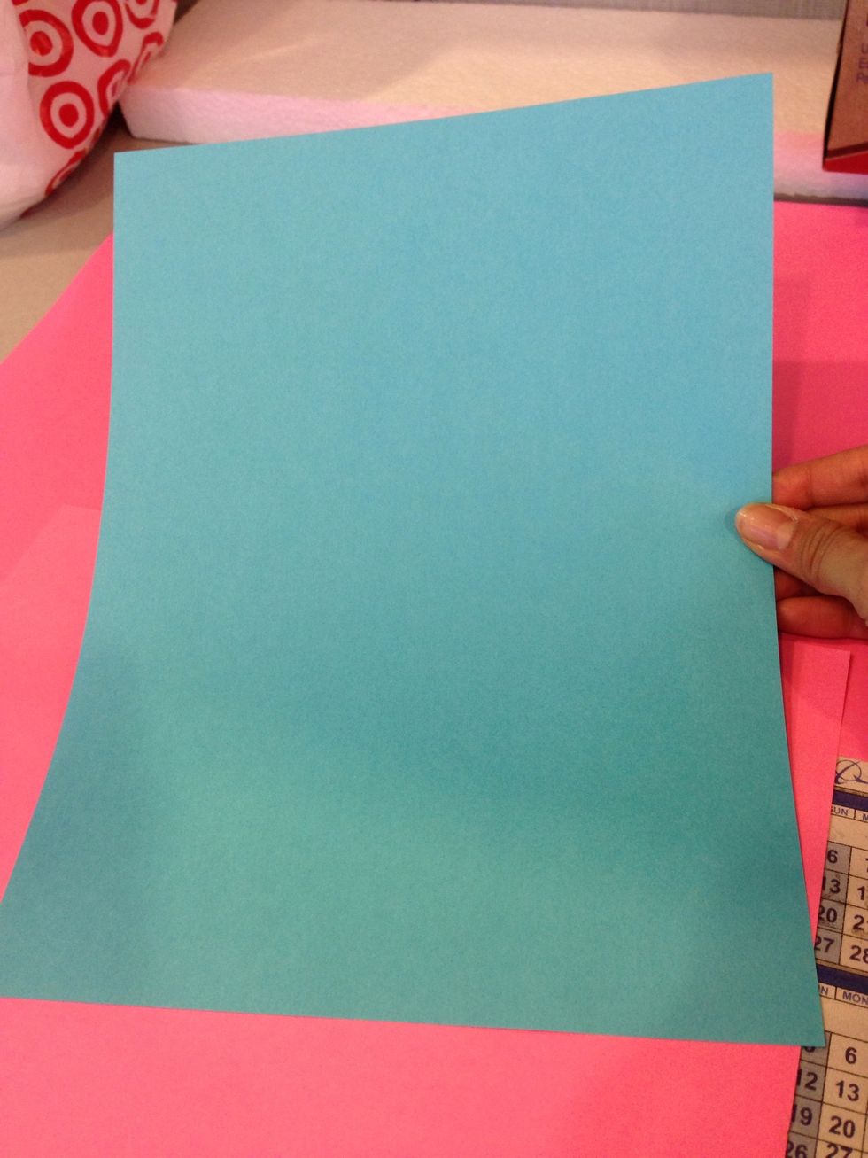 Start out by writing whatever u wish to send away then when ur ready have the writing face up.