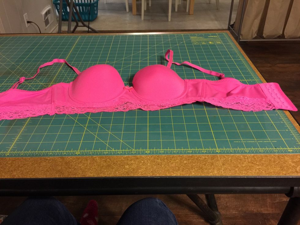 Start out with a simple bra. This bra was $4.99 at Ross.