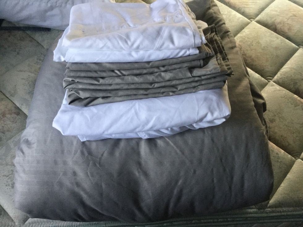 Start out with clean sheets! When washing them, be sure to wash according to what's on the tag.