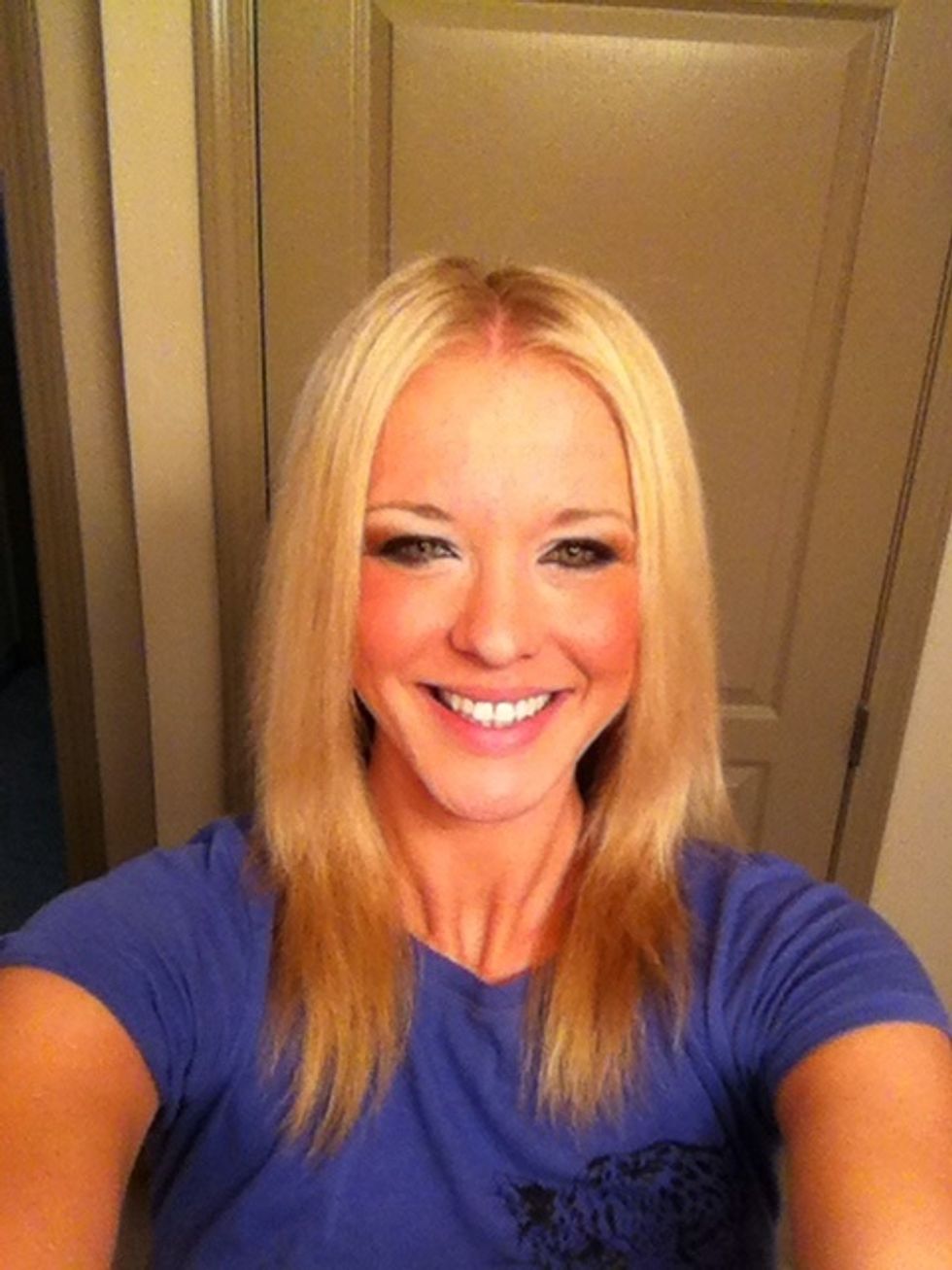 Start out with just blow dried or straight hair.