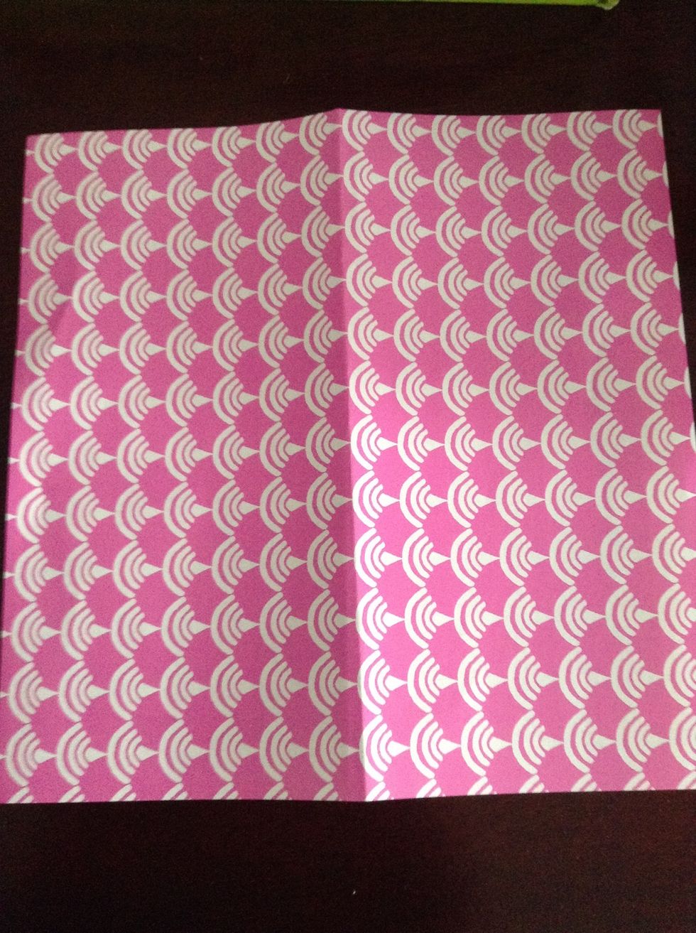 Start out with square piece of paper