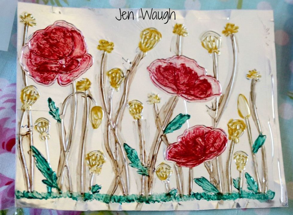 Start painting. This was my first coat, as you can see you will need a couple more.