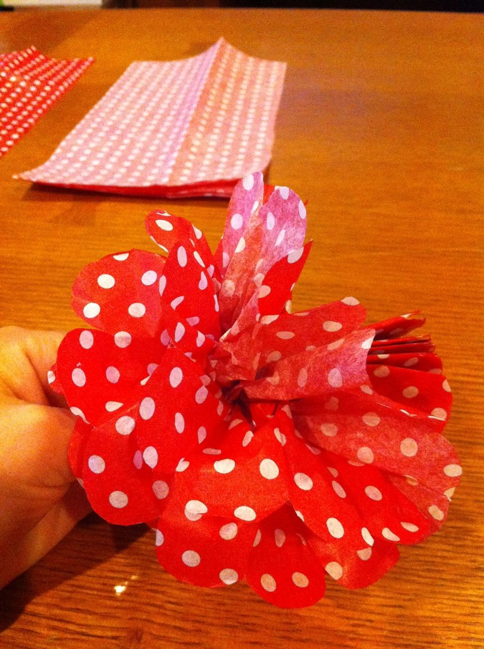 Start separating the layers