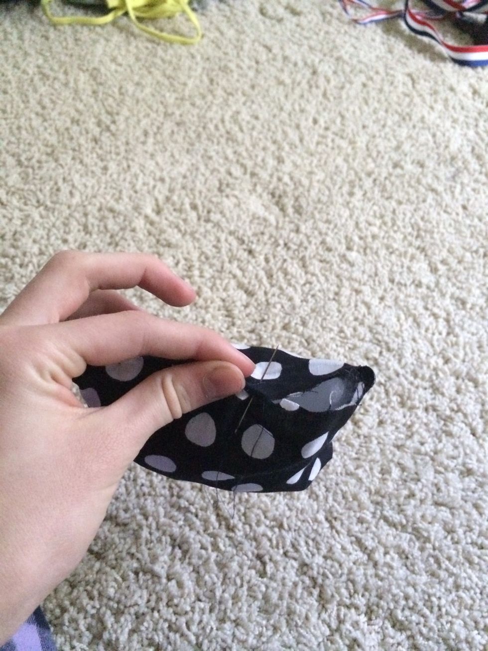 Start sewing all the edges