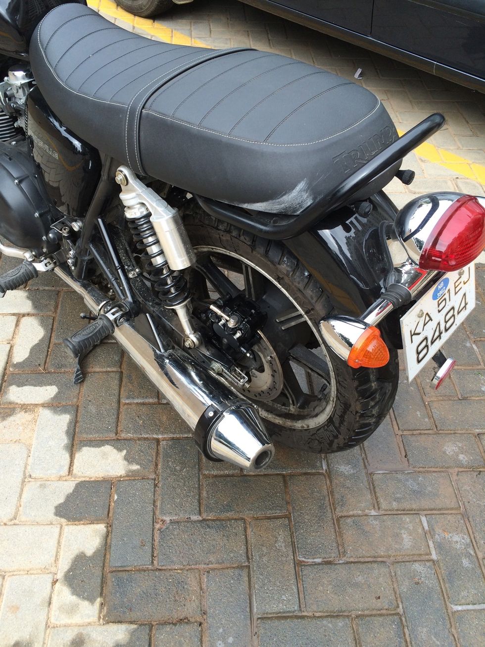 Start the motorcycle and run in gear and press the pedal, the first pedal push will be completely loose. The pads will align as soon as you pump the fluids in the line using the foot pedal.