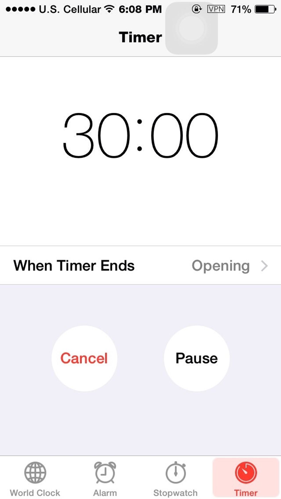 Start the timer again and check to decide if you really need another coat after the time is up