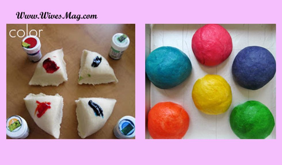Start to add colors, knead it properly to mix color well, and make small balls. For the rest of the article plz follow this link http://www.wivesmag.com/diy-beautiful-earrings/