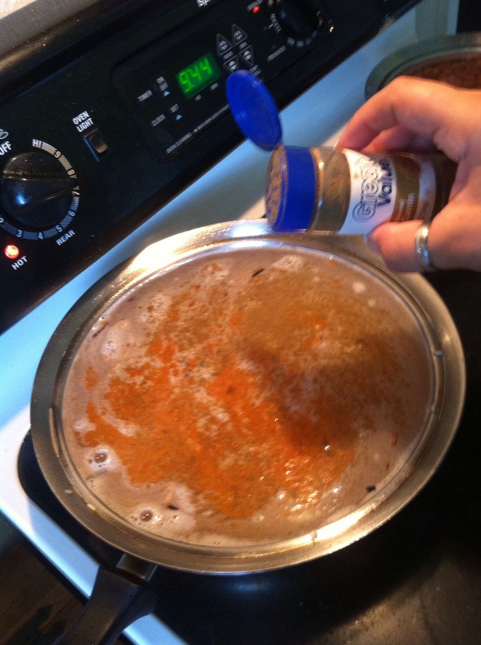 Start to add rest of the ingredients (to taste).