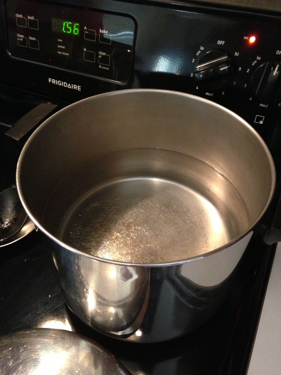 Start to boil some water with salt. Kosher of course \ud83d\ude0a