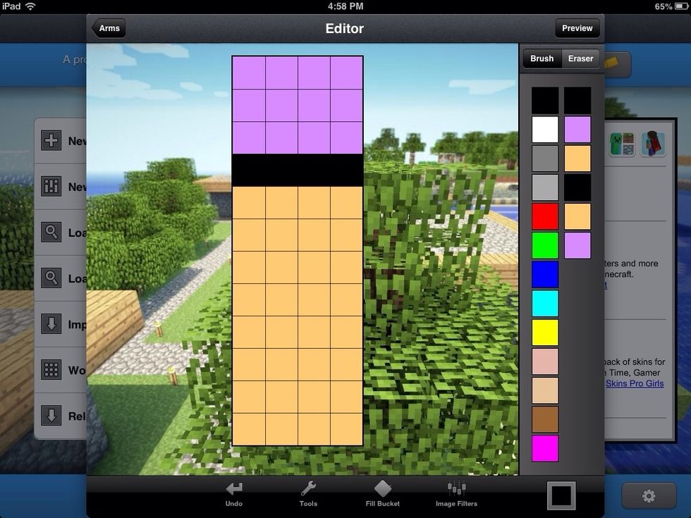 Start to edit by clicking on the part you want to change