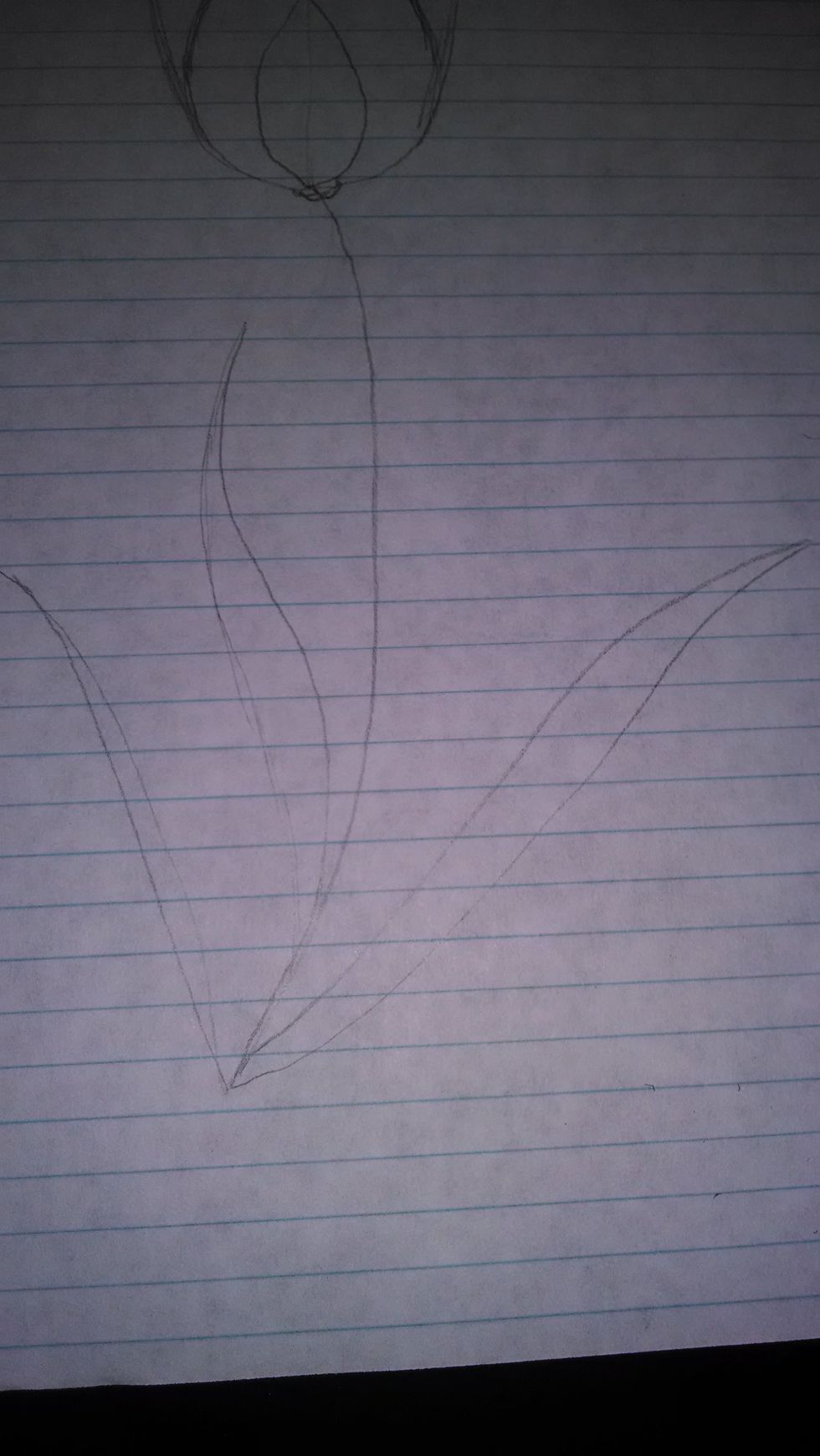 Start to fill in the leaves