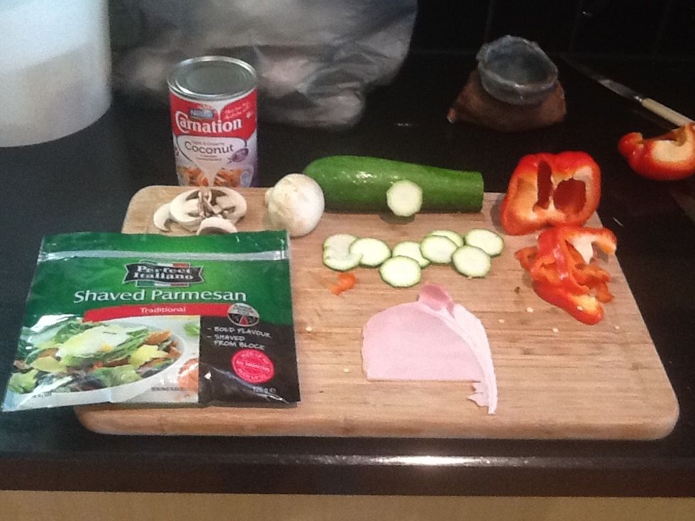 Start to prepare your ingredients